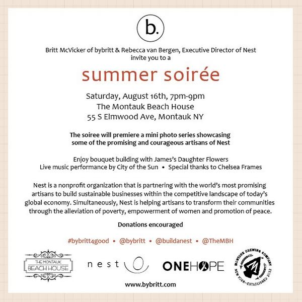 bybritt's tweet photo. 2night 7-9 @TheMBH join me @buildanest 4live music @cityofthesun cocktails @ONEHOPEWINE @montaukbrewco #bybritt4good http://t.co/gnxDMkq2Tf
