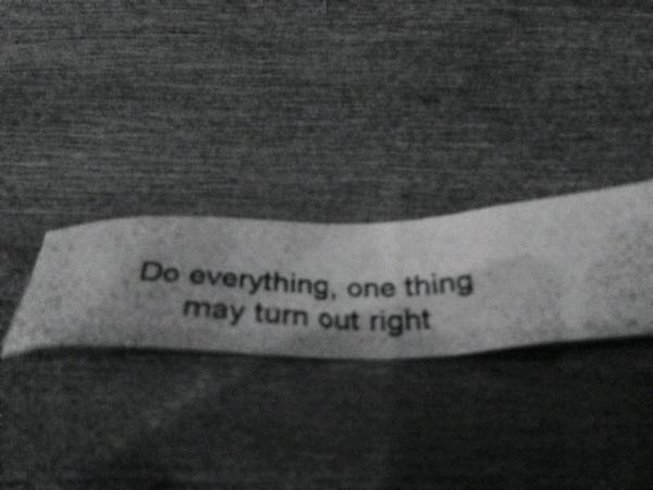 When Juf charne gets me a fortune cookie an it says just what I need it to :D #motivated <a href="/House_Inca/">House Inca</a>
