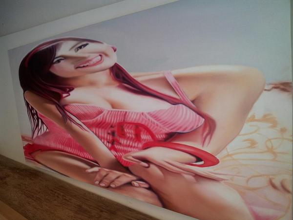 OuterSpaceArt's tweet photo. Painting by Ben Van Netten 
#integrate2014  #yyjarts http://t.co/EkaNGs3lZn