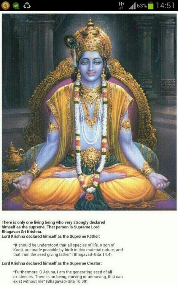 vijaydevji's tweet image. Absolute Supreme Persona-Poorn Purshottam
Mystic God-YogEshwar
Ultimate Super Soul-ParmAtma
Lord Shri Krishna
  º○☆○º