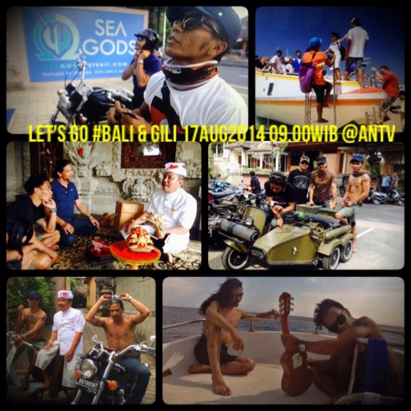 Watchout <a href="/fishGOD/">Pecos Tafeltennis</a> <a href="/paulbatuna/">Paul Batuna</a> <a href="/letsgoantv/">LetsGoantv</a> #Bali&amp;Gili 17Aug2014 09.00WIB <a href="/whatsonANTV/">ANTV</a> cc. <a href="/slankdotcom/">Slank Band</a> <a href="/cosmicclothes/">Cosmic Clothing</a>