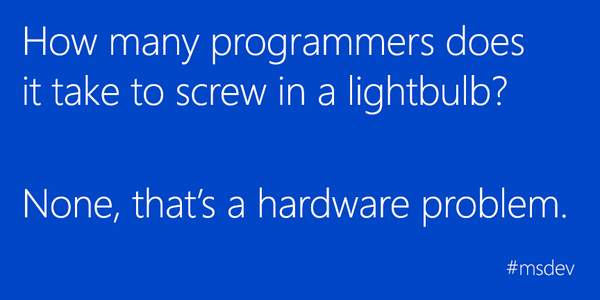 msdev's tweet image. Talk to the hardware engineer! #devsgetit #devhumor