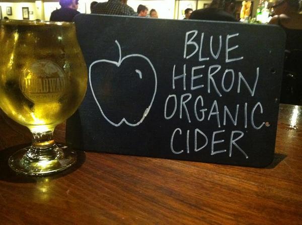 Presenting Columbia, MO's first microbrew cider! Made from organic yeast and organic Blue Heron apples.