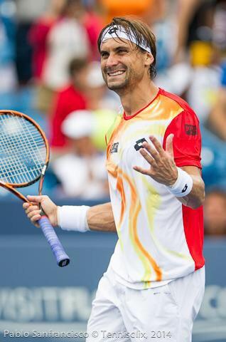 DavidFerrer87's tweet photo. Contento por la victoria de hoy. Gracias a todos por las felicitaciones! http://t.co/T8l7g8jFRH