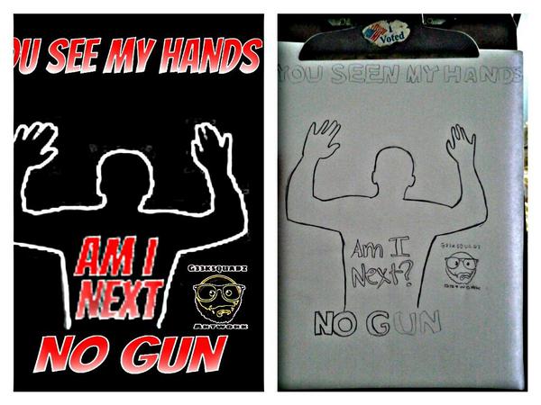 liil_5's tweet photo. @VibeMagazine You See My Hands..... No Gun "... Shirtz komeiin soon...  #NoJustice #WhenWillItStop #MichaelBrown http://t.co/tdCCnsMezN