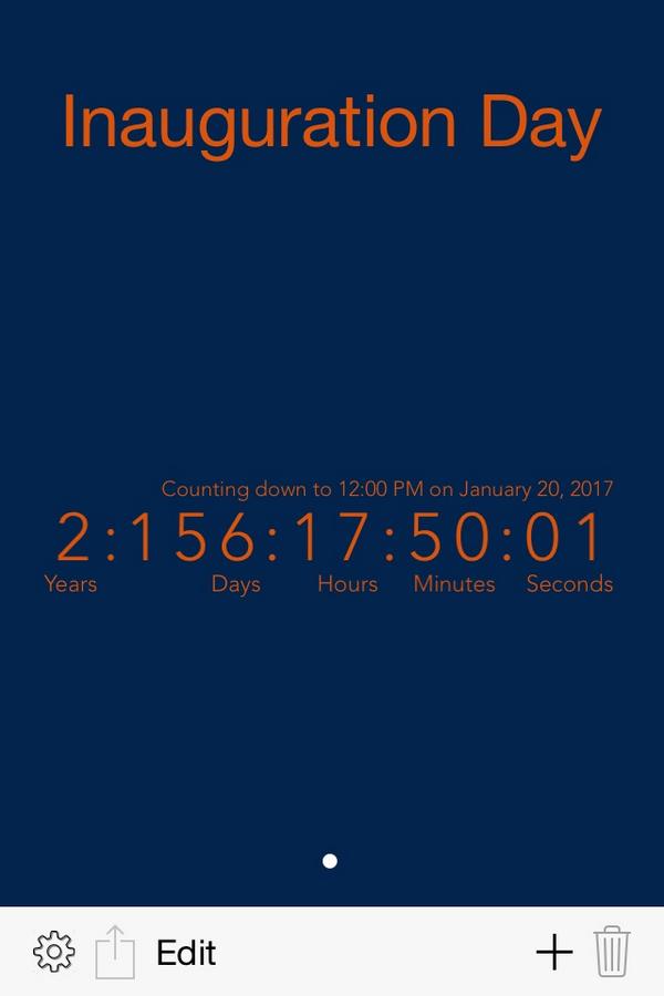 JJPatriot's tweet image. 2 years and 156 days remaining until Inauguration Day #tickfaster