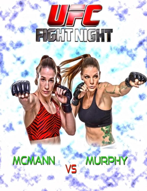 frog1john's tweet photo. @LaurenMurphyMMA a poster i made for your fight @ufc @danawhite RT if you like it thanks http://t.co/v5Usaal8hf