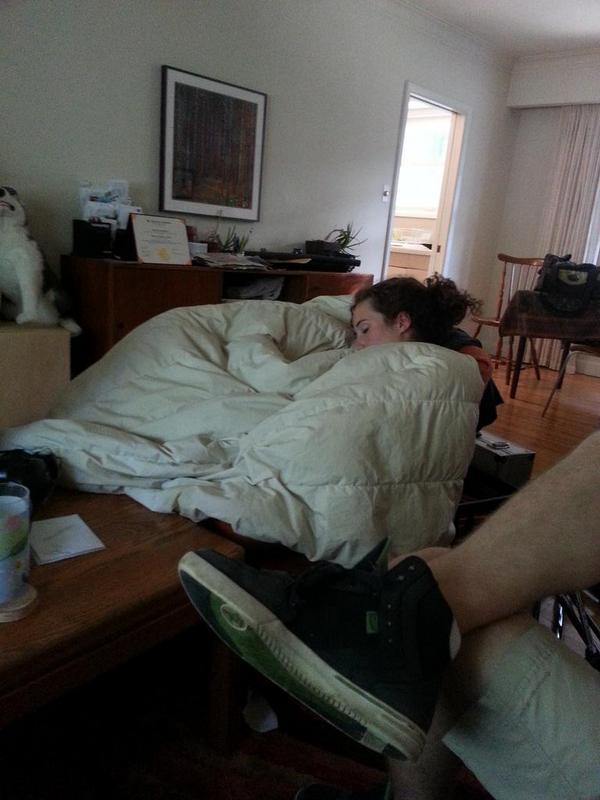 nichlovatt's tweet photo. @alyssajilla trying for a most well deserved #napwatch2014 after #rdvs2014 hardest working women in volunteering. http://t.co/Z8GKN18bY9