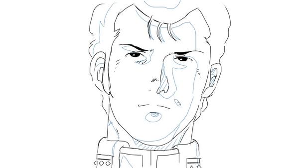 ブライトさん描き中