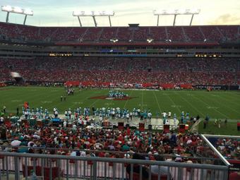 Moved a few rows down this year. Row 3 in the club seats. GOOOOO BUCS! http://t.co/10vCu5zQ32<a href="/tag/pepsi"class="tags"><span>#pepsi</span></a>