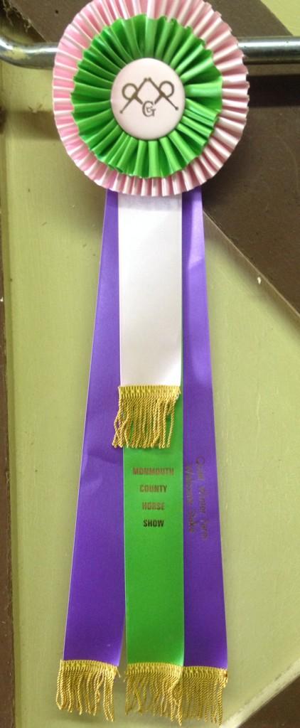 Another win @ Monmouth County Horse Show. Our 6yr old Indoctro was 5th in the 5k Open Welcome Stake