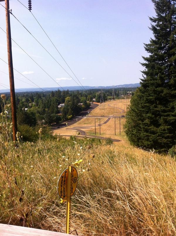 Omg my bike wheel was spinning for over 2 hours today. Plus I climbed a freakin mountain. Yay! Go me!