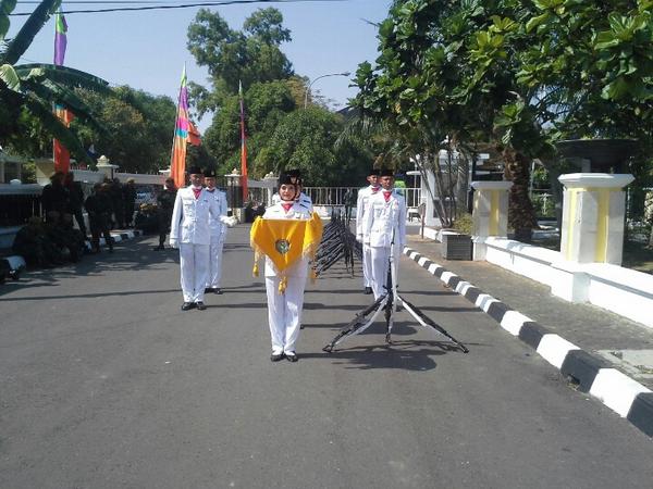 Pasukan 8 PASKIBRAKA KAB. INDRAMAYU 2014
