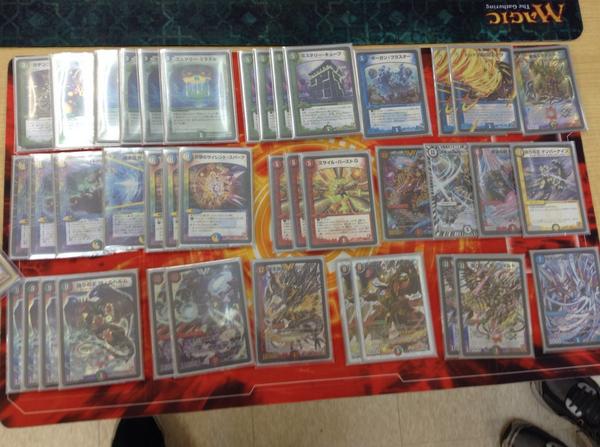 本日のデュエルマスターズ非公認大会はオリカサさんが優勝しました