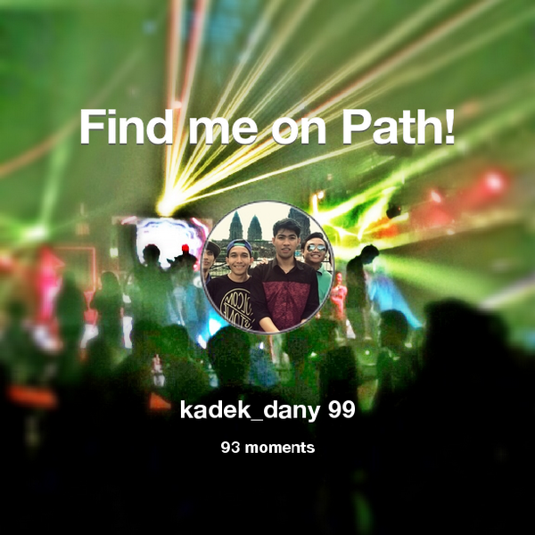 Dany_deepsea's tweet photo. I've shared 93 memories with my friends on #Path - see them now at http://t.co/F12gpprCQN! #thepersonalnetwork http://t.co/9s1XxJbuUX