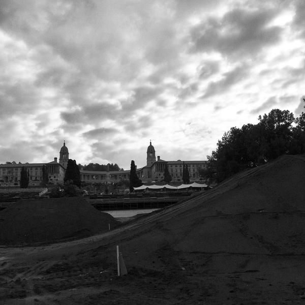 doug_bird's tweet photo. Standing in the middle of the #RedBullXFighters track in Pretoria. This event is going to be next level! http://t.co/SCClNHt85R