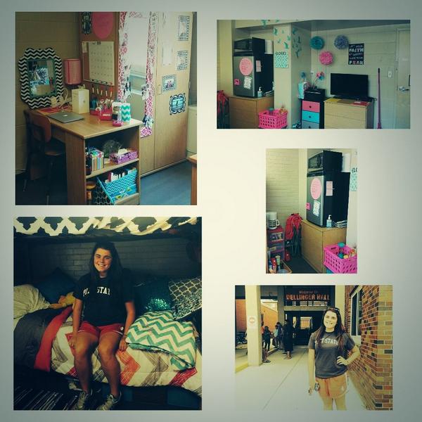 sydneycheatwood's tweet photo. So its official. I've moved in. Ready to meet new friends at Gorilla Warm Up in a few hours!! @pittstate2018 http://t.co/TYX3txKzaU