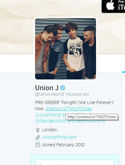1DandUJEmma's tweet photo. UNION J FOLLOWED ME YESTERDAY :D #UnionJTonight #DownloadUJTonightNow #UnionJ #Jcats #GeorgeShelley #JJHamblett http://t.co/336MIcOwve
