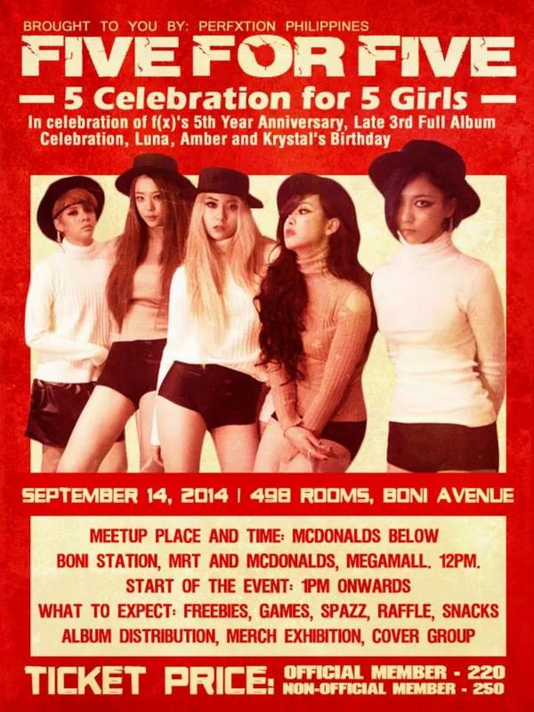 ssuljinri29's tweet photo. [PH] Perf(x)tion Philippines brings you the "FIVE FOR FIVE" Gathering! Visit the perfxtionph fb group for details! http://t.co/HgXGzh7qBw