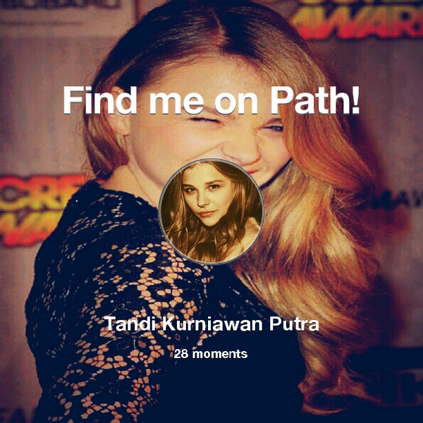 TandiawanP's tweet photo. I've shared 28 memories with my friends on #Path - see them now at http://t.co/gmM694gKVT! #thepersonalnetwork http://t.co/WUYsLF6gLx
