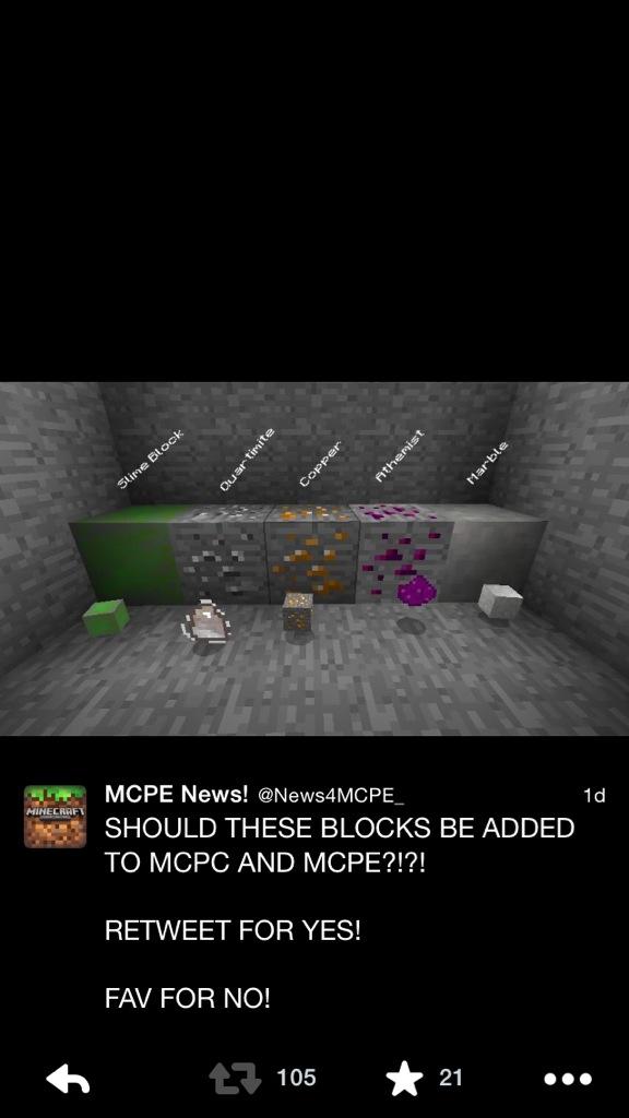 News4MCPE_'s tweet image. 100+ retweets