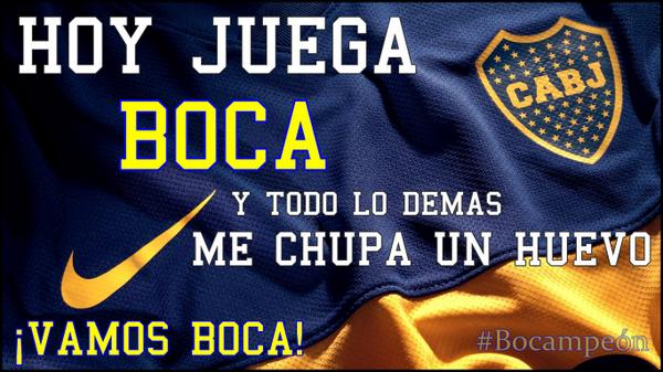Boca Juniors On Twitter Hoy Juega Boca Y Nada Mas Importa Hoyjuegaboca Bocaynadamas Http T Co Q3ofrkazgb