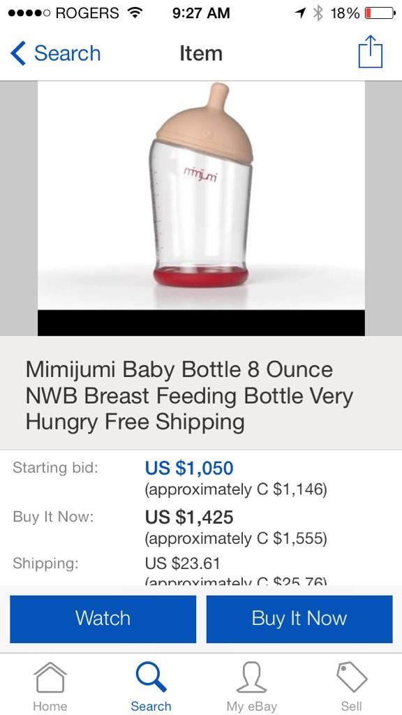 expensive feeding bottle