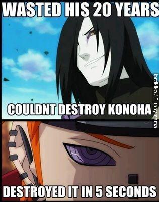 Konoha Memes  Eu seria membro da Akatsuki e vocês