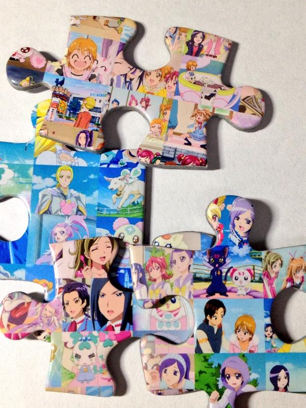 このプリキュア10周年モザイクアートのジグソーパズルを買ったんですが