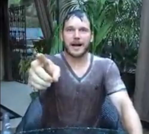 BuzzFeed's tweet photo. We Can All Stop Making Ice Bucket Challenge Videos Because Chris Pratt’s Is The Best http://t.co/i0FdDdQufc http://t.co/qAQ3NA0hiH