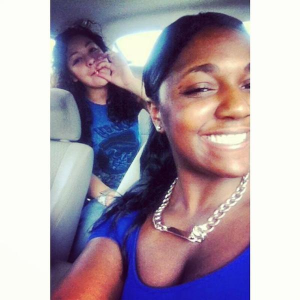 PrettyWomanRiah's tweet photo. Mary Jane got the best of us Lol my road dawg 💕 http://t.co/cQcvzKU4aB