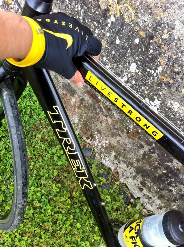 shumilne's tweet photo. I rode in France today in support of my friends in @TeamLIVESTRONG in the #PhillyChallenge http://t.co/nBqve4hyhy