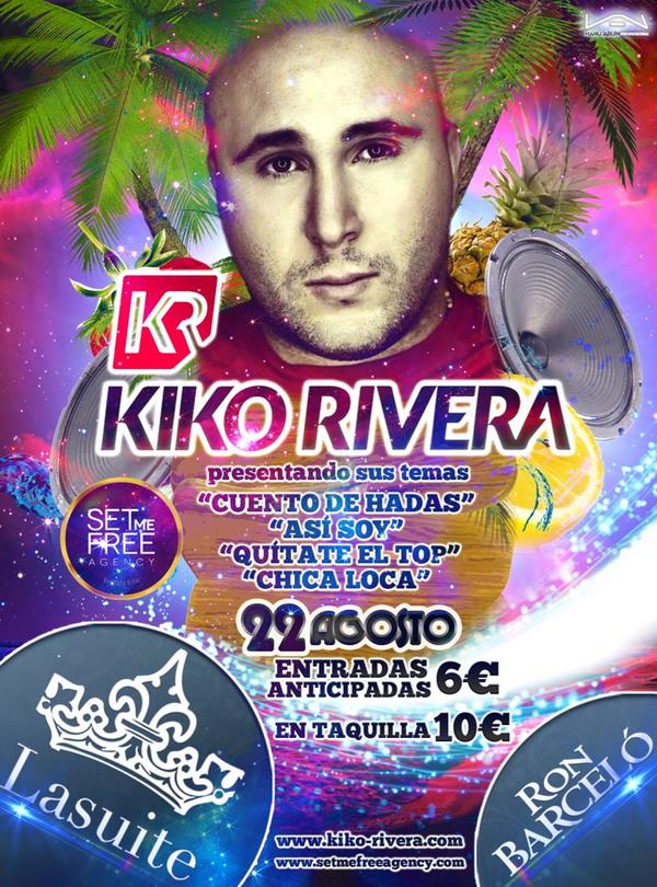 LASUITE2008's tweet photo. Sorteamos 10 Entradas con Consumición.
Viernes 22 de Agosto KIKO RIVERA
RT RT RT entre seguidores.
Suerte a Tod@s!!!! http://t.co/C4UGagjXwF