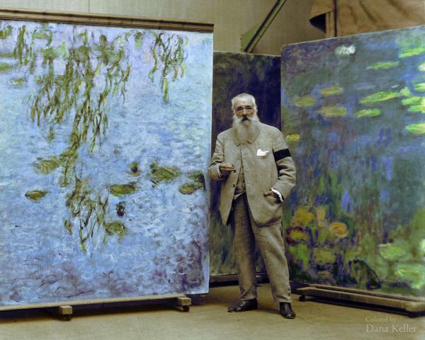 AandImagazine's tweet photo. Love this! MT: “@HuffPostArts: A classic shot of Monet in front of those dreamy waterlilies http://t.co/hdefiDRRJW http://t.co/PMnzfGmqDo”