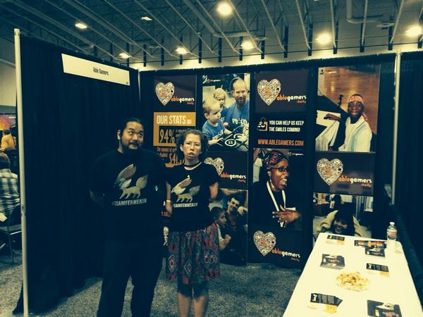 AbleGamers's tweet photo. Some great things going on at the AbleGamers booth at #vgucon in DC! http://t.co/4P4MkSRCtG