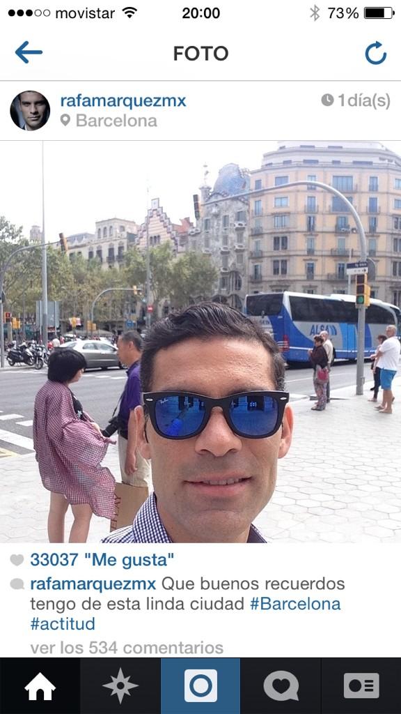 carlos7lr's tweet photo. @RafaMarquezMX estábamos en el mismo lugar!! Mañana te voy a ver al estadio, me firmas mi playera? http://t.co/b3DIi7NHL2