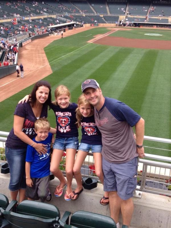 Great day for a ball game with <a href="/perryhurth/">Perry Hurth</a> and the kiddos! #twinspics