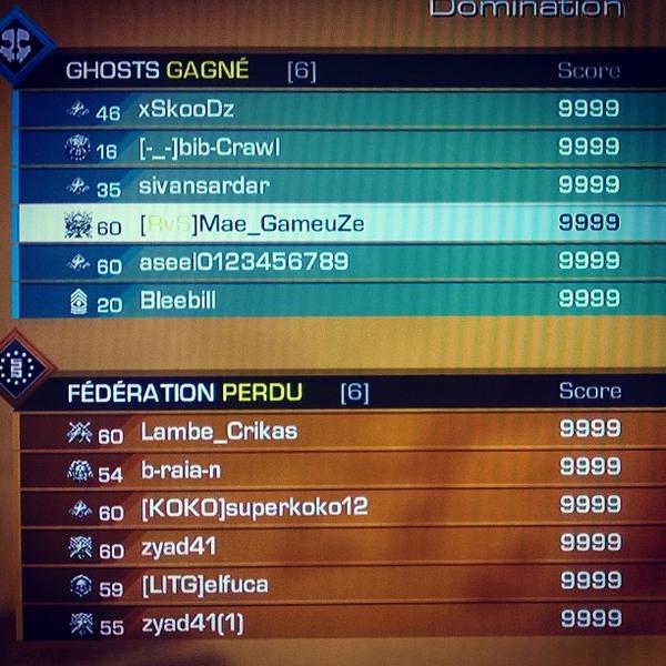 MaeGameuZe's tweet photo. Ça faisait lgt j'avais pas Game #Ghosts 1ère Game #BoostXP >_< http://t.co/rX7tLMGHyR