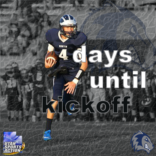 UTSportsAction1's tweet photo. High school football: 4-days until kickoff. @HHSWolverines @MckayMeidlinger #UTHSFB #FNL #CountdownKickoff #UTPrepFB http://t.co/33Sakduk7V