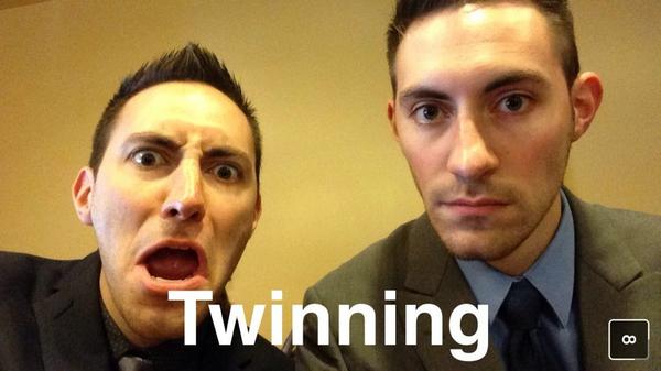 kaitlinsetzke's tweet photo. Nothing compares to a true twinning snap chat from the #BellBros http://t.co/o7Aidk5pan