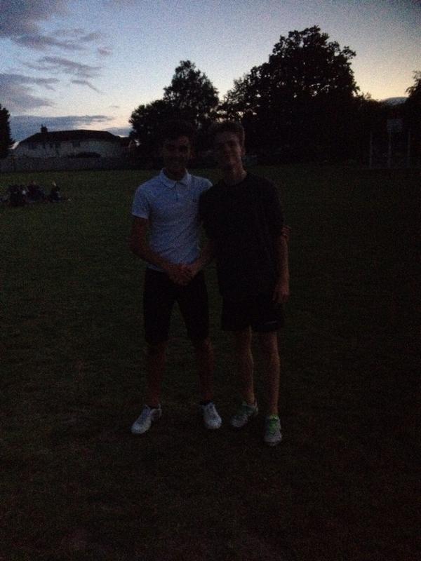 TheHarvsFC's tweet photo. It was good to see @badboybraner98 tonight! Got great plans to lead the team to victory! 
#TheHarvsFC http://t.co/VfpC9MWaEZ