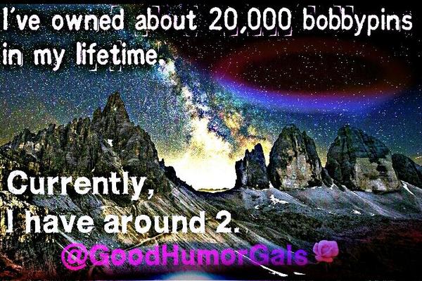 GoodHumorGals's tweet image. #TrueStory
#BobbyPin #Problems
#TheStrugglesReal