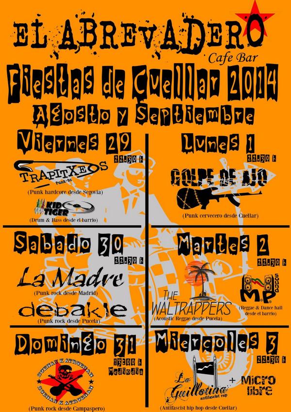 KidTiger_'s tweet photo. Esta noche empezando las fiestas d Cuéllar en el @AbrevaderoCafe http://t.co/xBclyhOw31