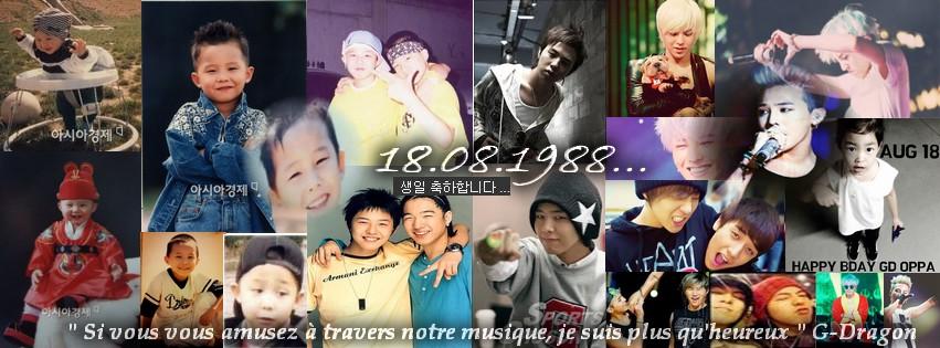  HAPPY BIRTHDAY G-DRAGON ! Im a french fan and i love you ! 