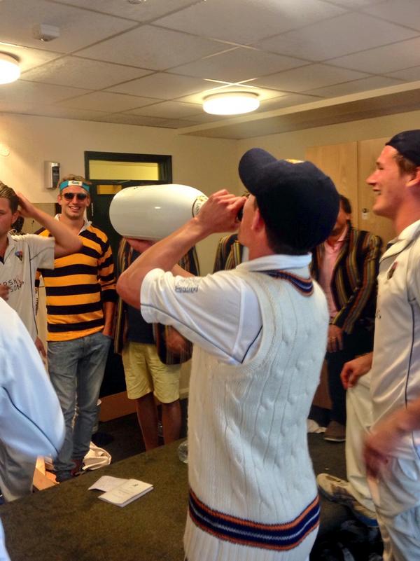thomas_merry's tweet photo. Awesome work by the @OCranleighanCC XI. Well played lads. Good to see George Best back in action... http://t.co/UMNB3oF0la