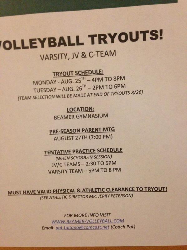 TBVball's tweet photo. 👌👌 Be there! Make sure you have all of your athletic papers in! 😊😊 http://t.co/rz2l6liEgv