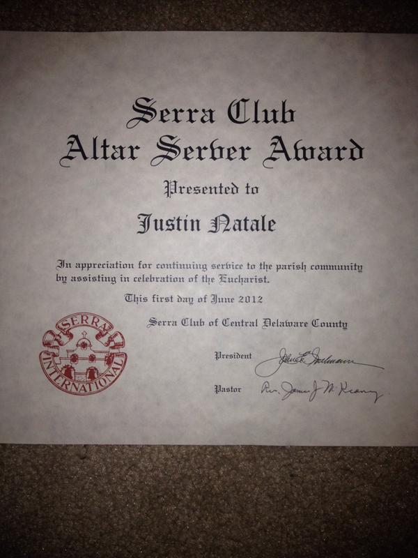 justinnatalian's tweet image. Throwback to the only award I received at graduation #AlterServer