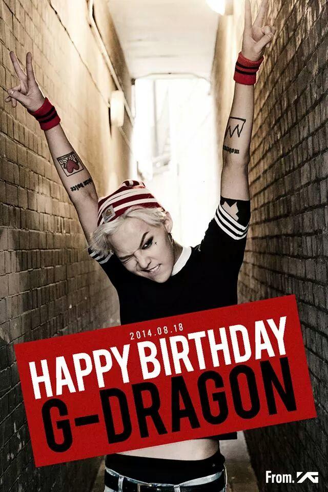 Happy birthday G-DRAGON 