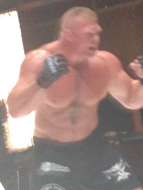 Last photo shoot before @BROCKLESNAR wins the <a href="/WWE/">WWE</a> Title!