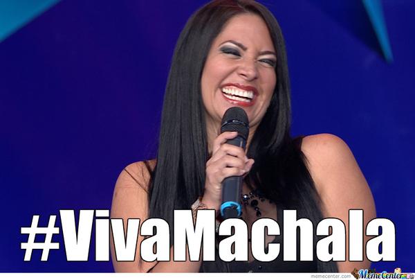 EcEstadio's tweet photo. El talento de Karla Cueva en el escenario de #ETT3. #VivaMachala http://t.co/bPDqgohxfF